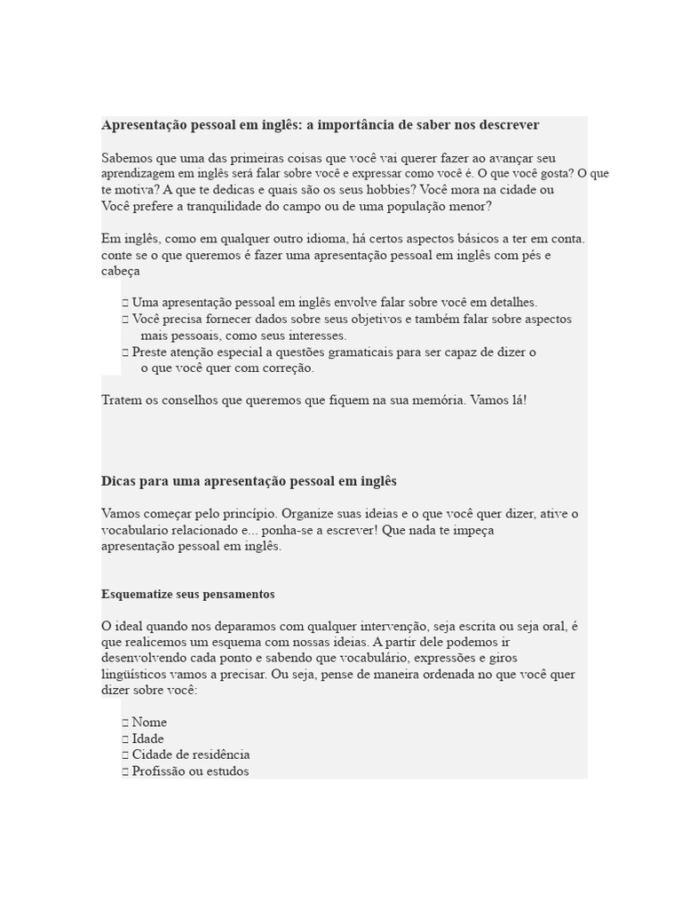 apresenta-o-pessoal-em-ingl-s-pdf-aprendizado
