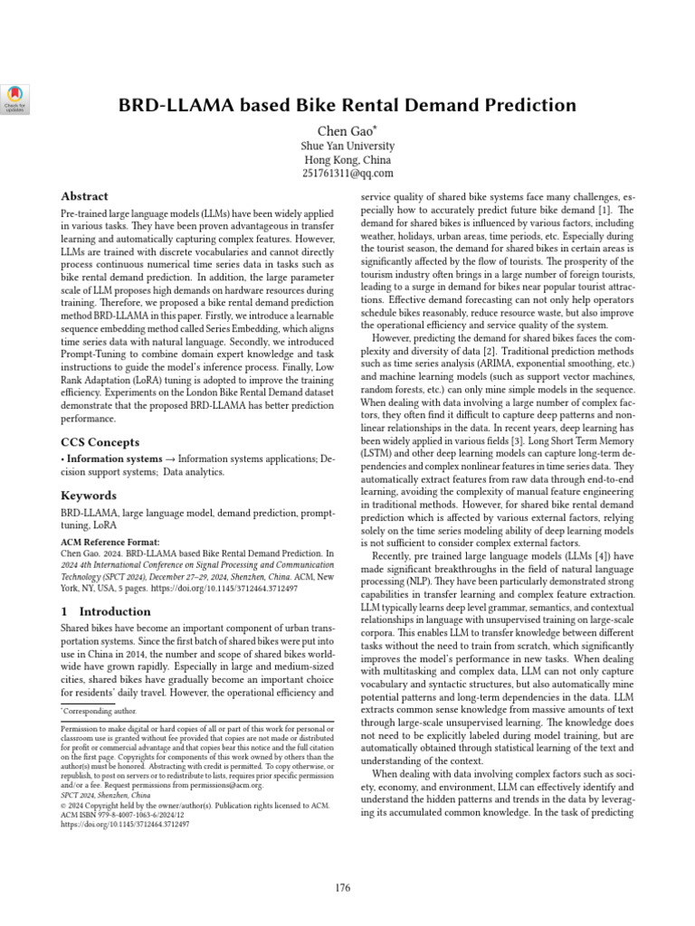 BRD-LLAMA Based Bike Rental Demand Prediction 10 | PDF | Time Series ...
