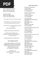 VBS Songs and Lyrics Collection | PDF