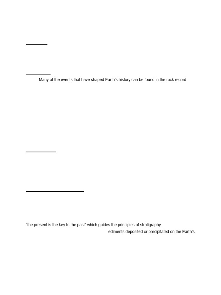 Geologic History and Relative Dating Principles | PDF | Radioactive ...