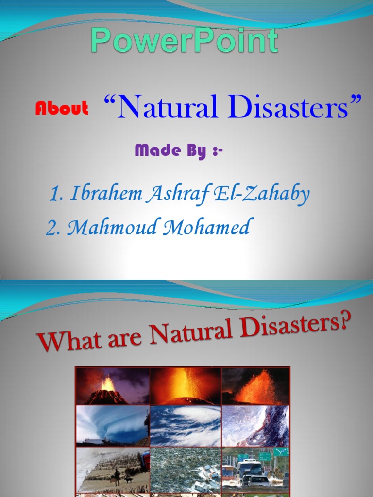Understanding Natural Disasters | PDF | Tsunami | Tropical Cyclones