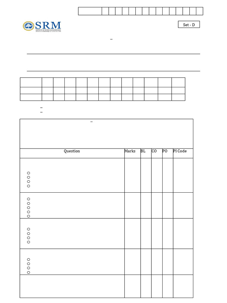 Computer Networks Test 2024-25 | PDF | Computer Network | Network Switch