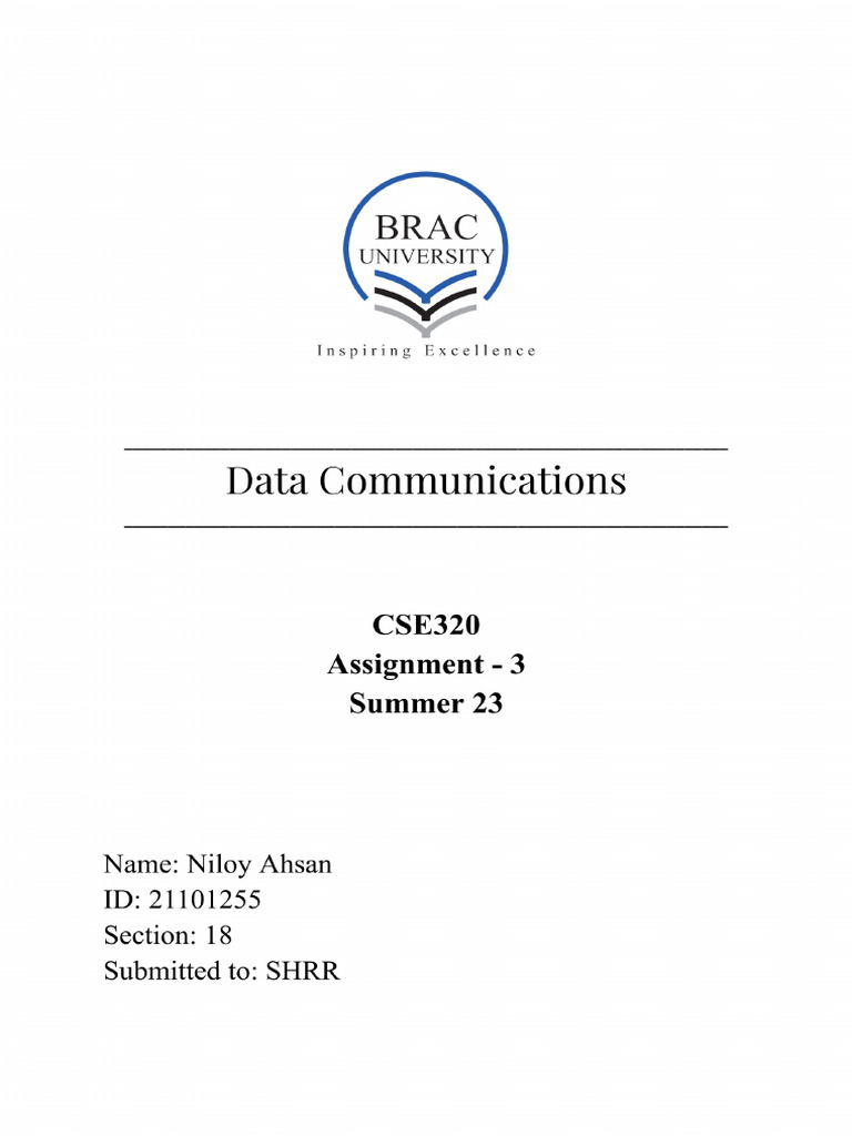 CSE320 Assignment 3 Answer | PDF