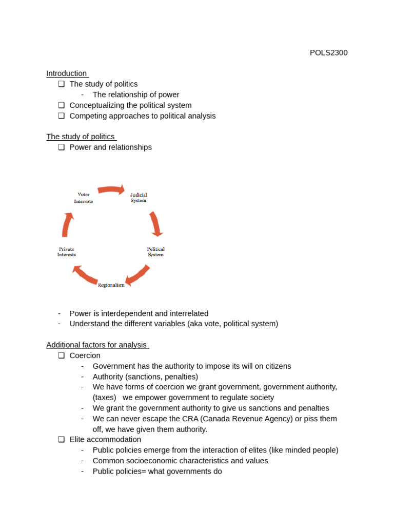 Understanding Political Systems and Power | PDF | Canada | Federalism