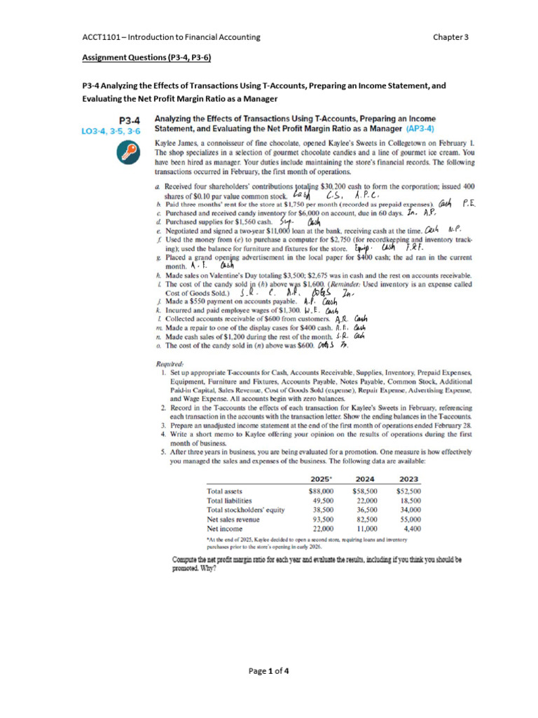 Financial Accounting Chapter 3 Guide | PDF