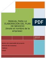 Manual Plan de Negocios