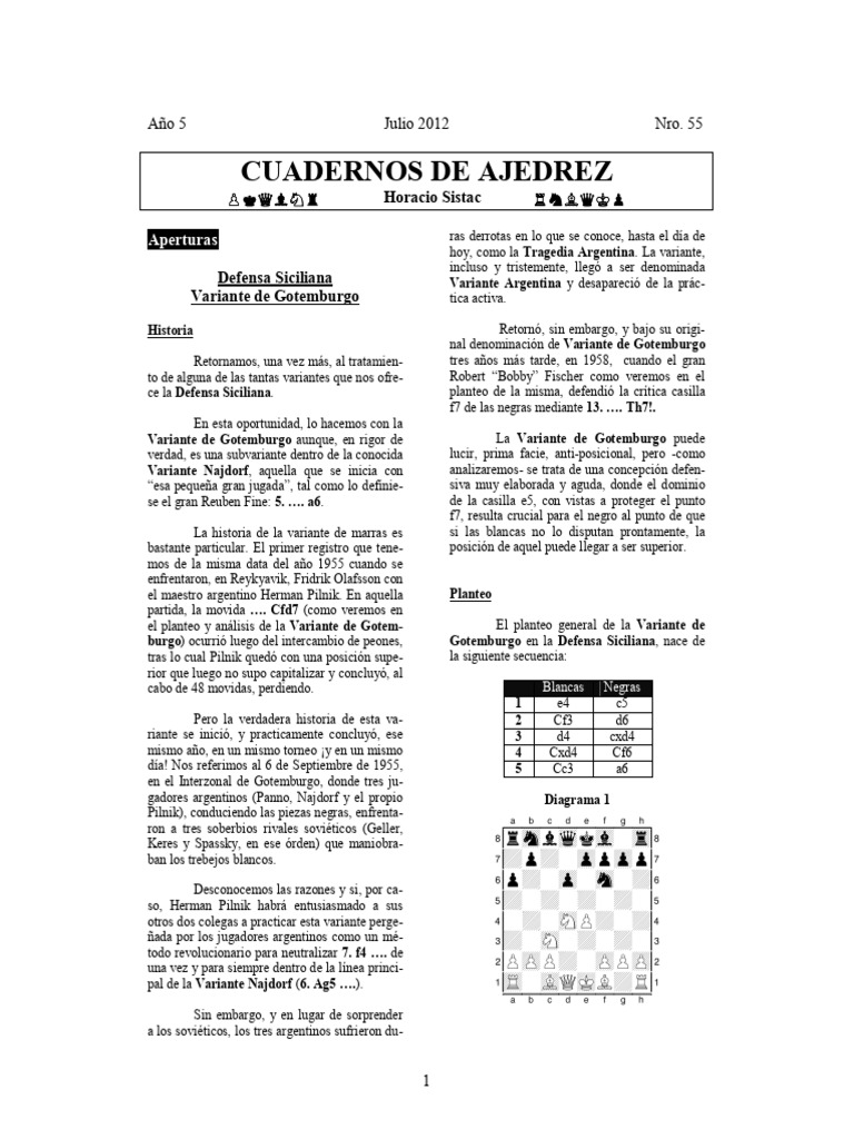 CdA55 12 | PDF | Aperturas de ajedrez | Juegos de mesa