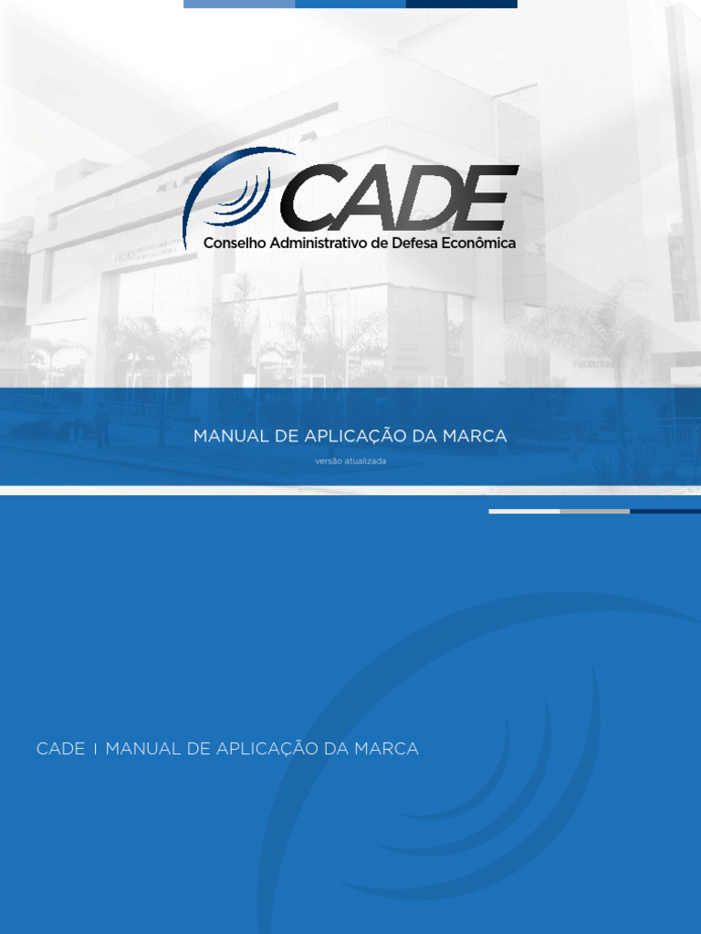 Manual de Aplicação da Marca CADE | PDF | Economia