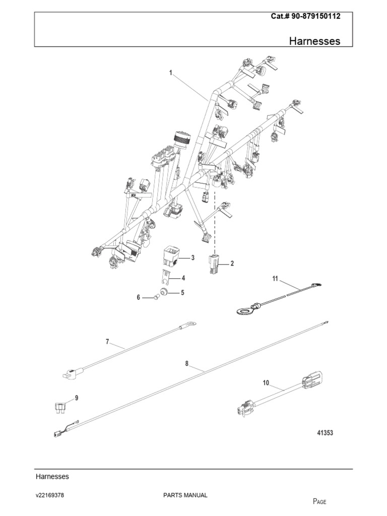 Harnesses Parts Manual 90-879150112 | PDF