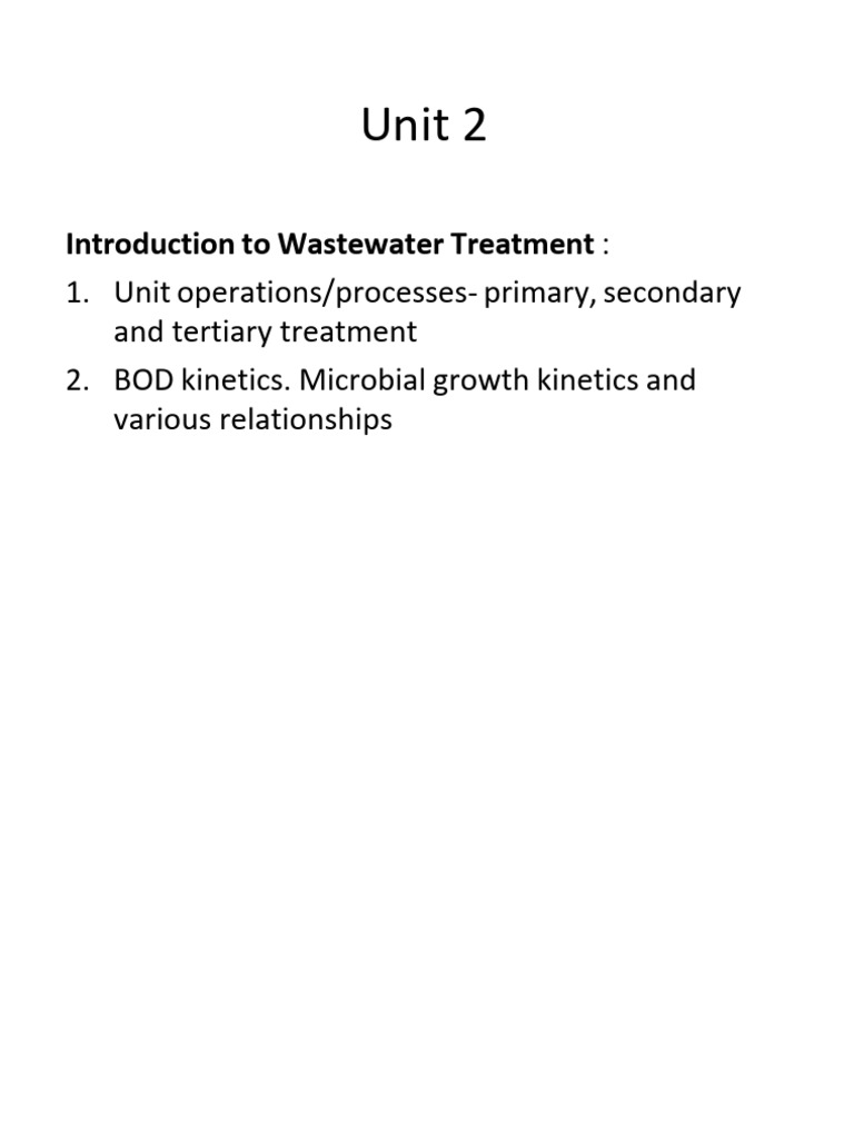 Wastewater Treatment Processes Explained | PDF | Sewage Treatment ...
