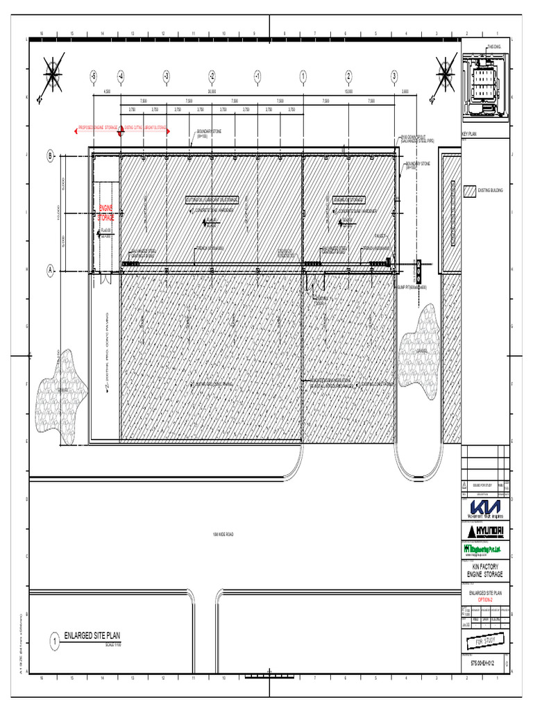 Engine Storage Facility Plan | PDF | Building Materials | Building ...