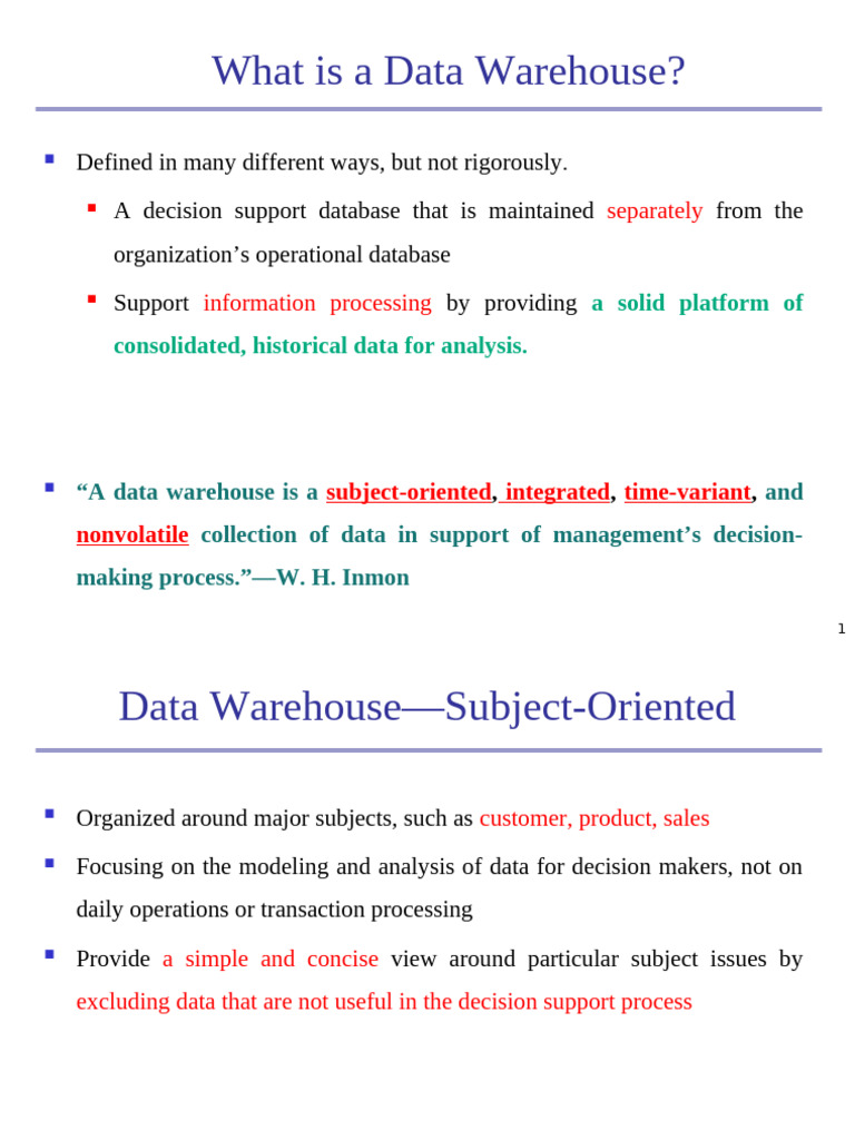 Understanding Data Warehousing Concepts | PDF | Data Warehouse | Databases