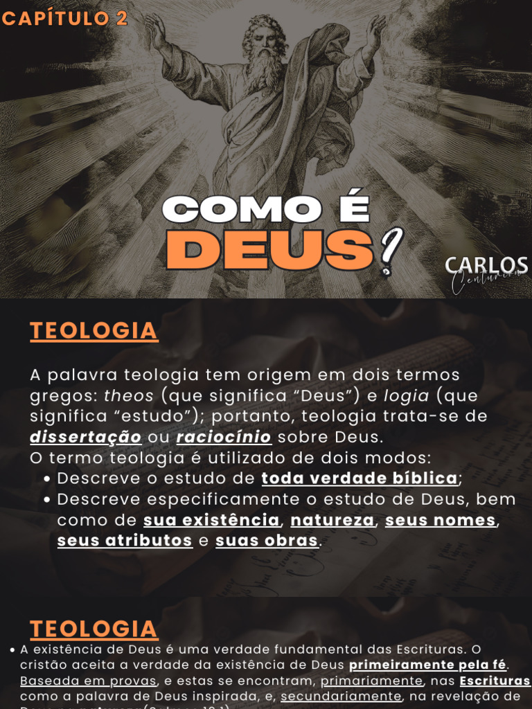 Significado de Theos e Teologia | PDF | YHWH | Deus