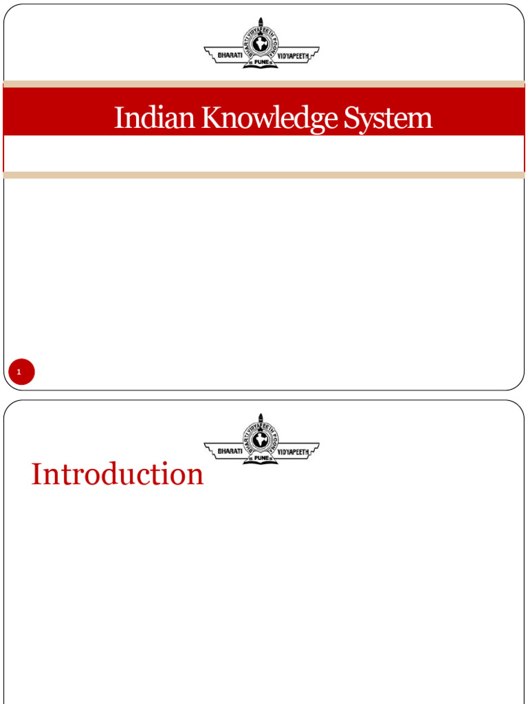Overview of Indian Knowledge System | PDF | Vedas | Hindu Philosophy