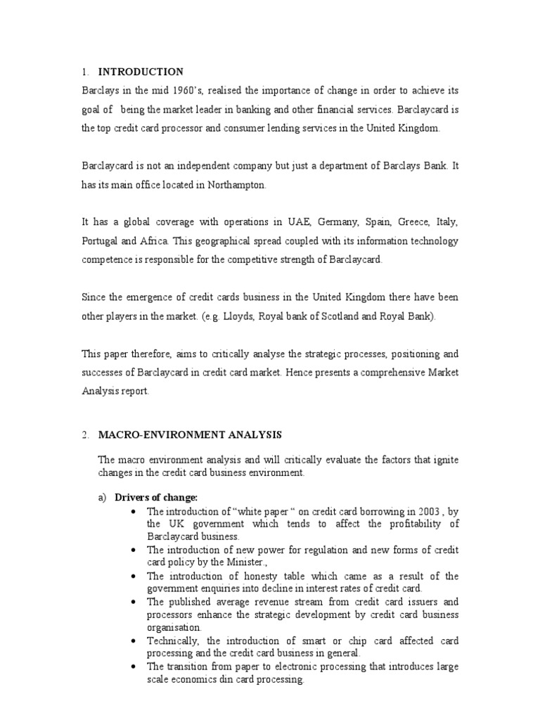 Barclays credit analyst case study image