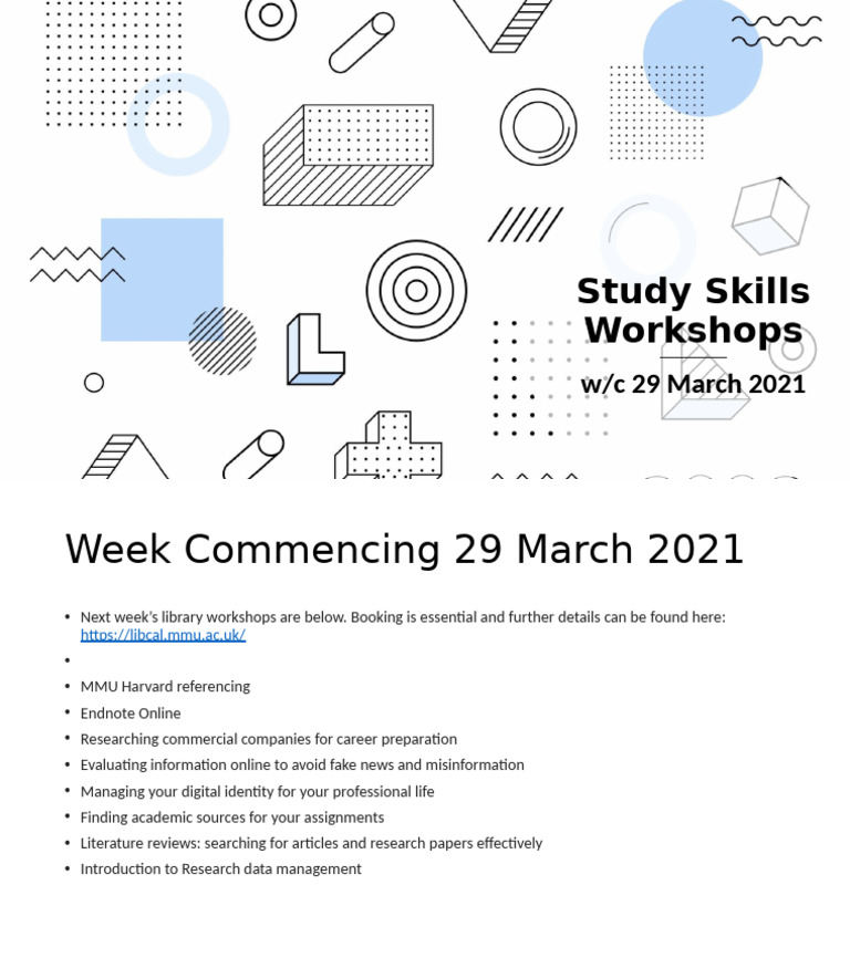 3 LibraryWorkshops | PDF