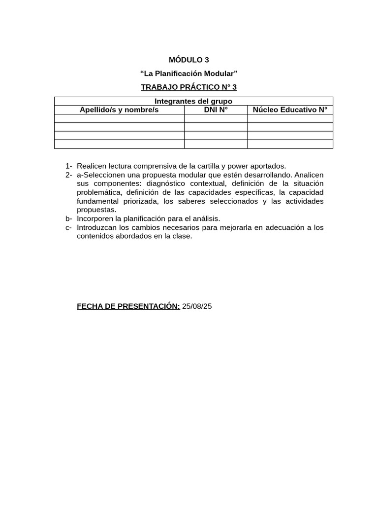 Módulo 3 