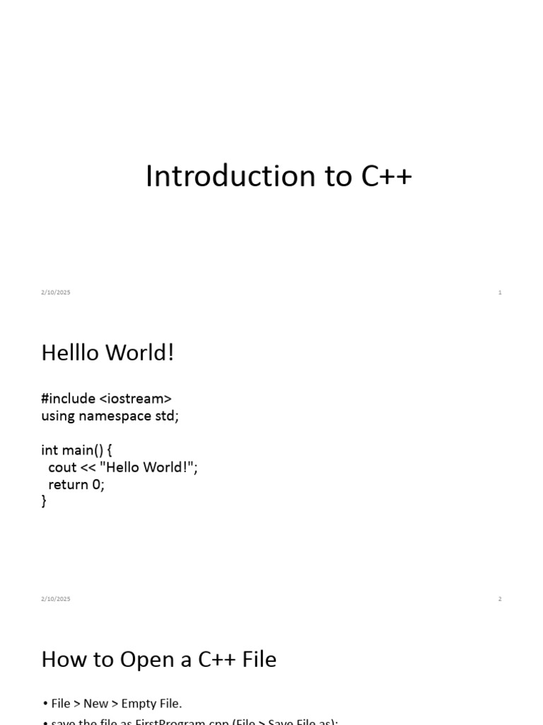 Beginner's Guide to C++ Programming | PDF | C++ | Object Oriented ...