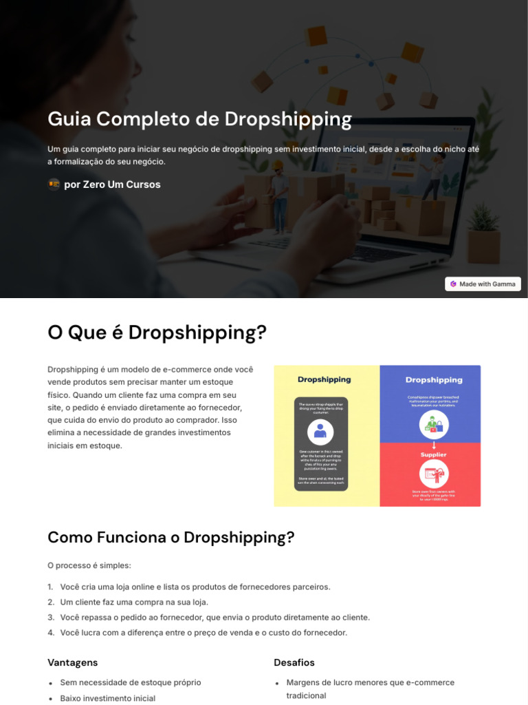 Guia Completo de Dropshipping | PDF | Economias | Business
