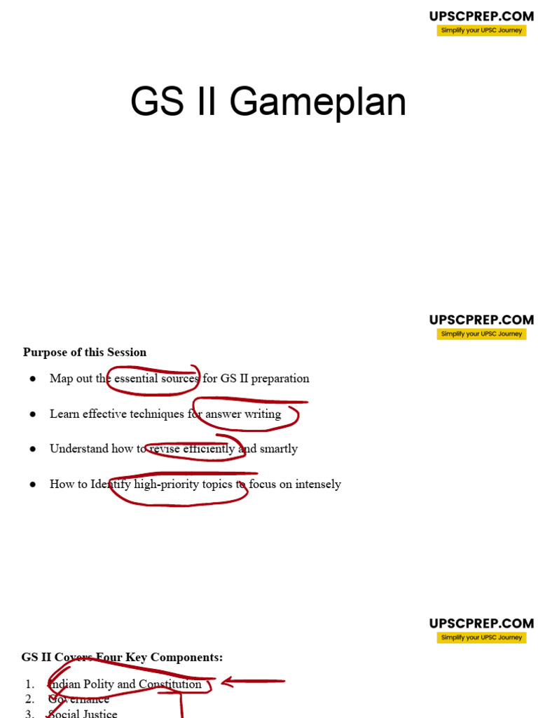 GS II Exam Preparation Strategies | PDF | Taxes | Governance