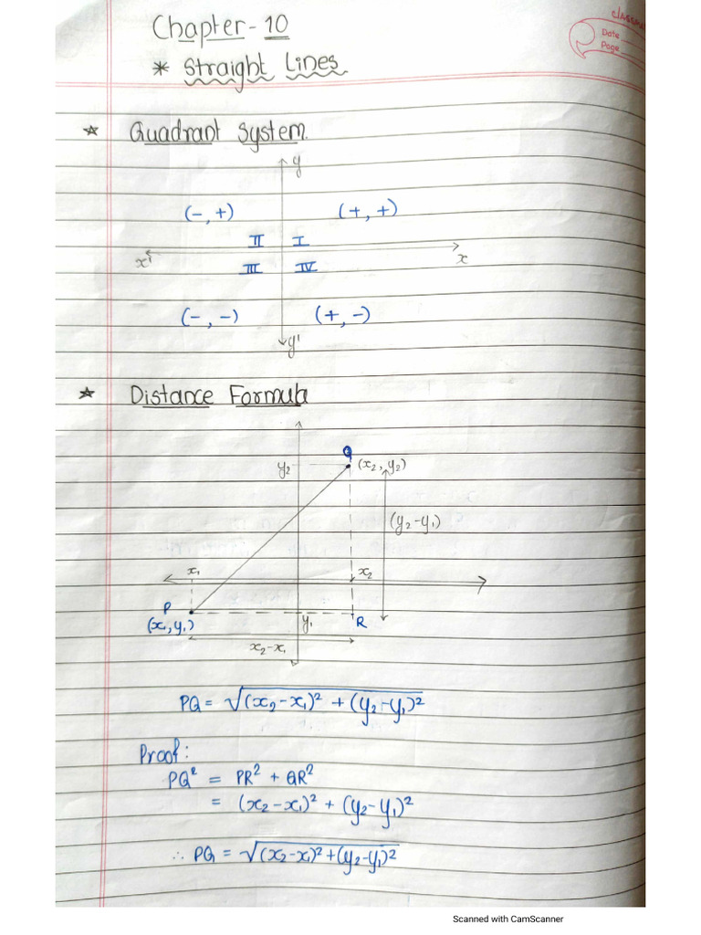 Straight Lines | PDF