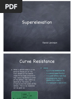 Super Elevation - David Levinson