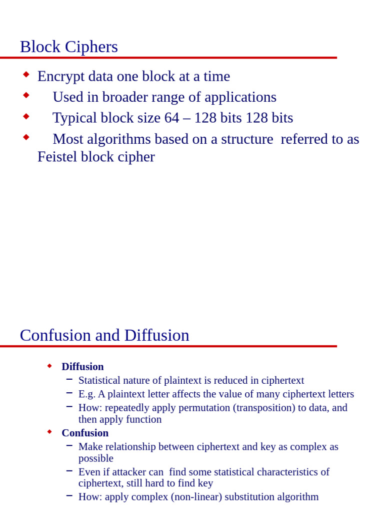 Understanding Block Ciphers and DES | PDF | Cipher | Military ...
