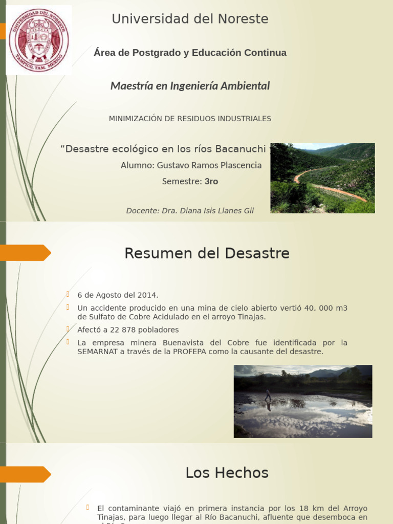 Desastre Ecológico en Los Ríos Bacanuchi y Sonora | PDF | Sonora | Agua