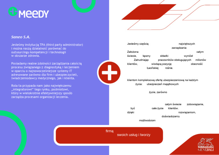 Meedy Generali - Materiał Infromacyjny | PDF
