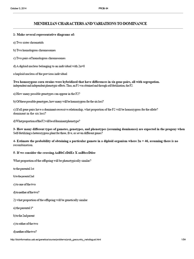 Gene Mapping in Drosophila Genetics | PDF | Dominance (Genetics) | Zygosity