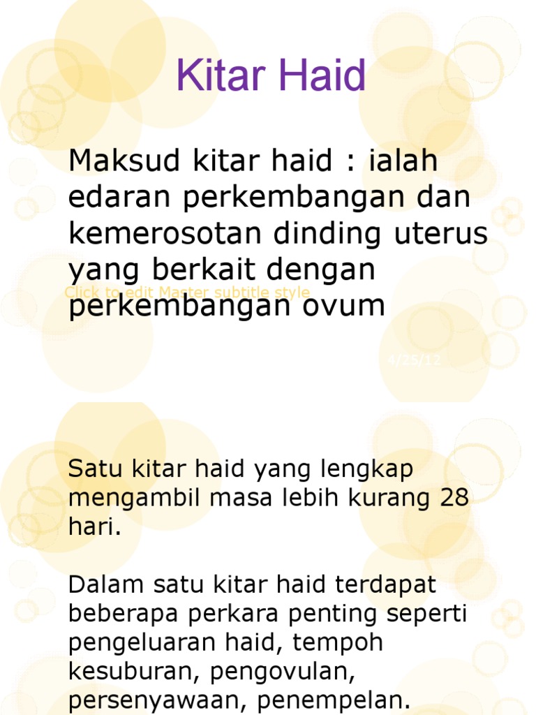 Slaid Kitar Haid Pdf
