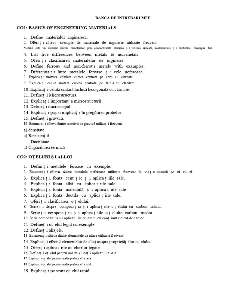 Mfe QB | PDF