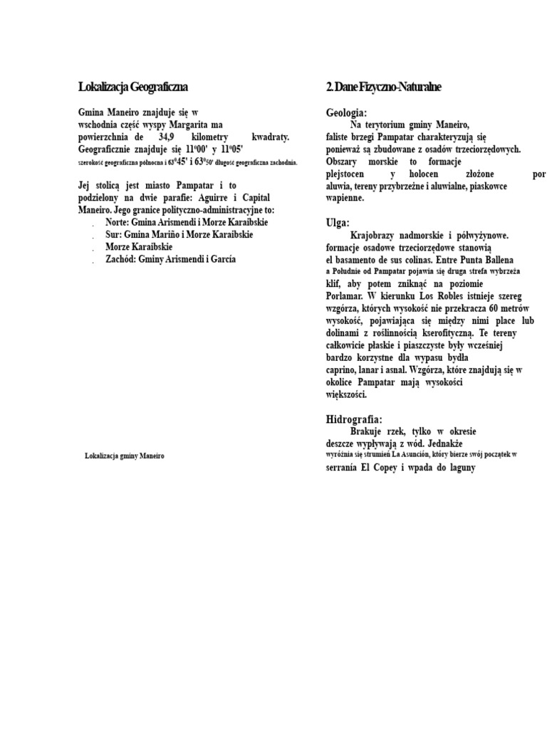 Gmina Maneiro | PDF