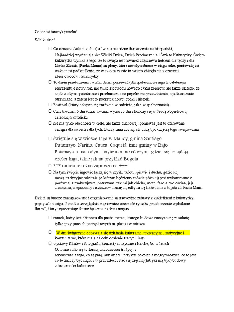 Co To Jest Tuńczyk Puncha? | PDF