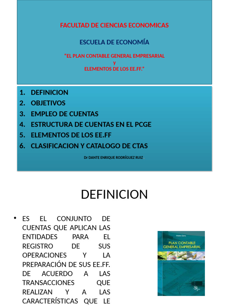 Teoria Del Plan Contable Empresarial | PDF | Hoja de balance | Contabilidad