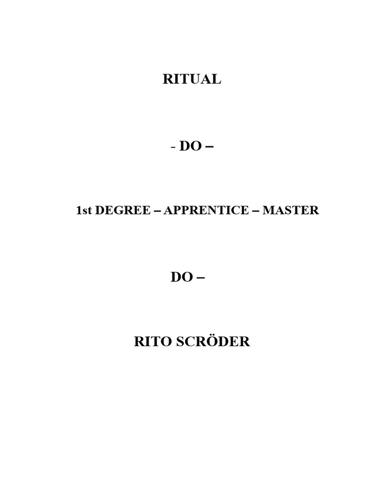 First Degree Freemasonry Ritual Guide | PDF | Freemasonry | Virtue