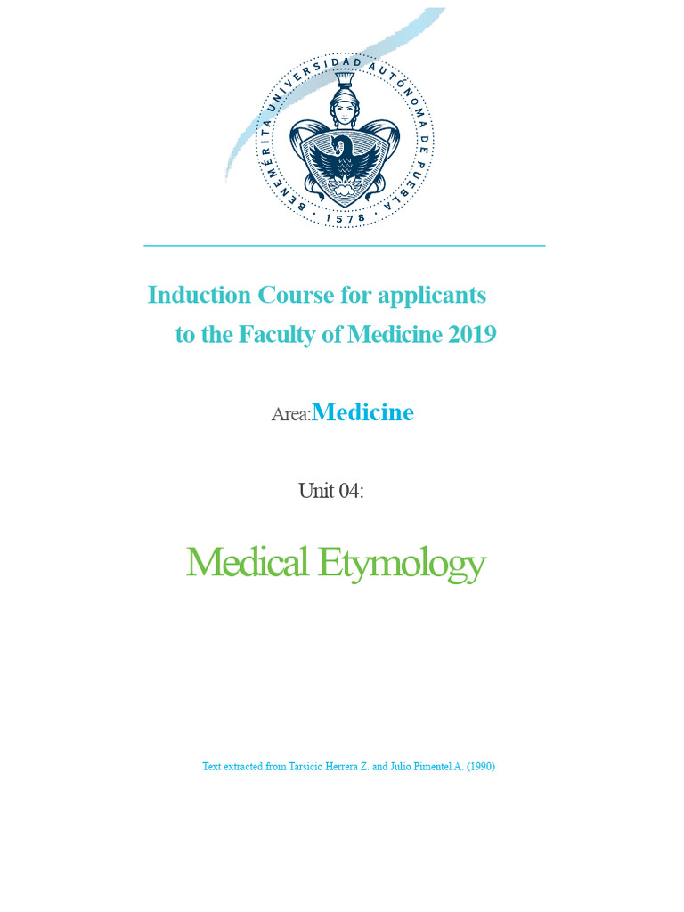 Medical Etymology for Medicine Students | PDF | Uterus
