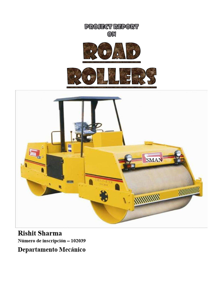 Tipos y Usos de Rodillos de Carretera | PDF | Motores | Neumático
