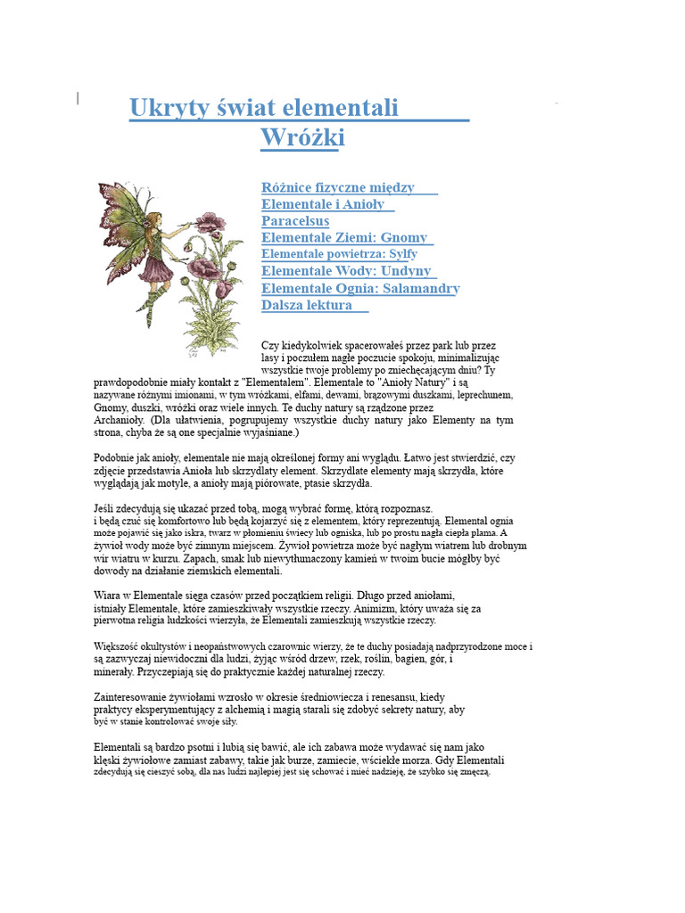 Ukryty Świat Elementali | PDF