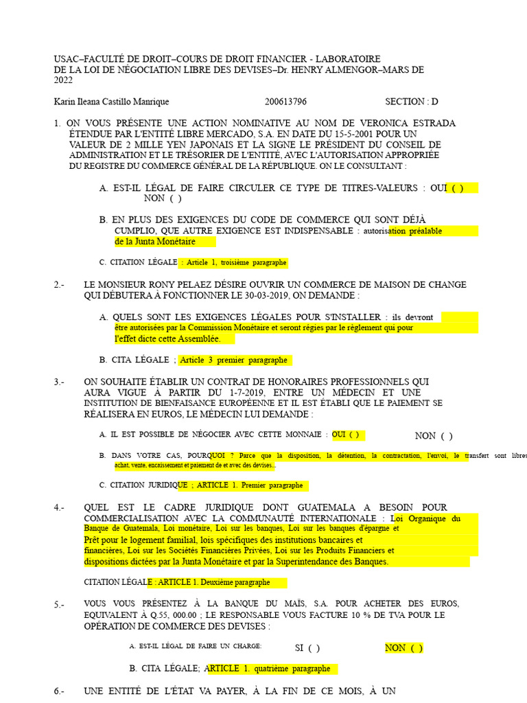Cadre Juridique de la Négociation de Devises | PDF | Banques | Argent