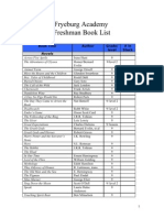 Book Inventory Grade 9