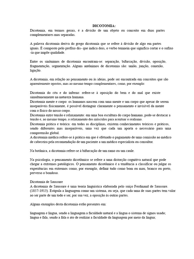 dicotomia e tricotomia | PDF | Alma | Deus