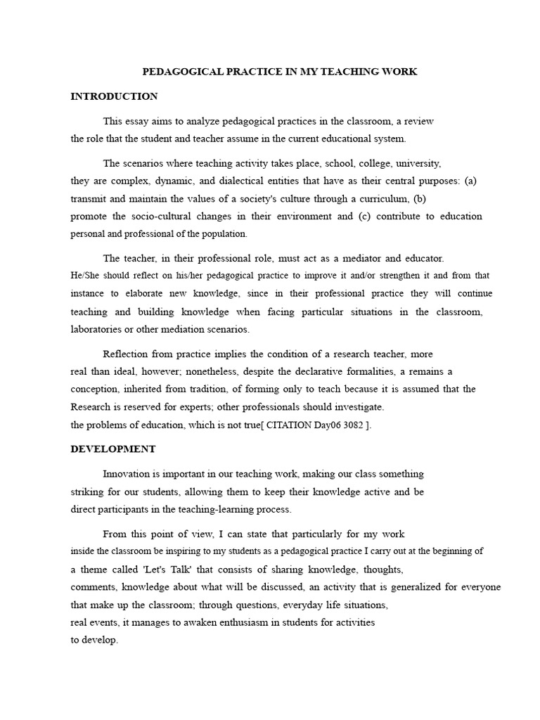 Enhancing Classroom Pedagogy Techniques | PDF | Teachers | Pedagogy