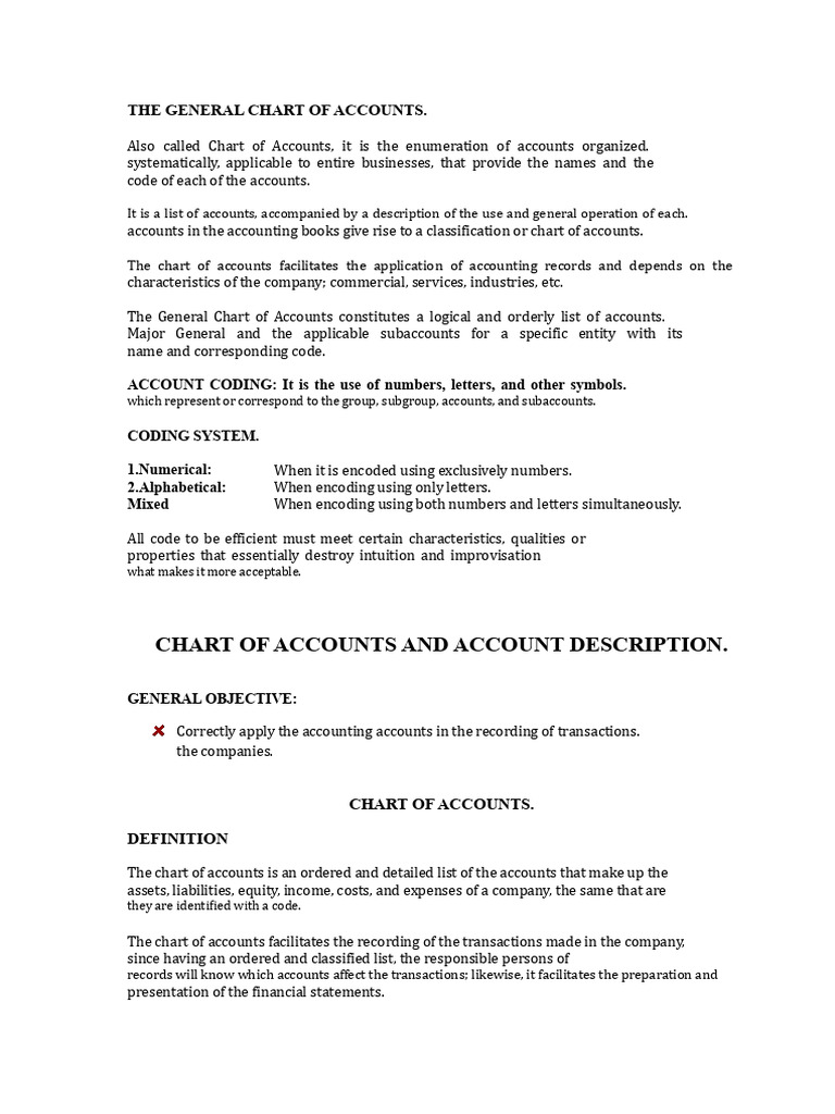 Understanding the General Chart of Accounts | PDF | Fixed Asset | Expense