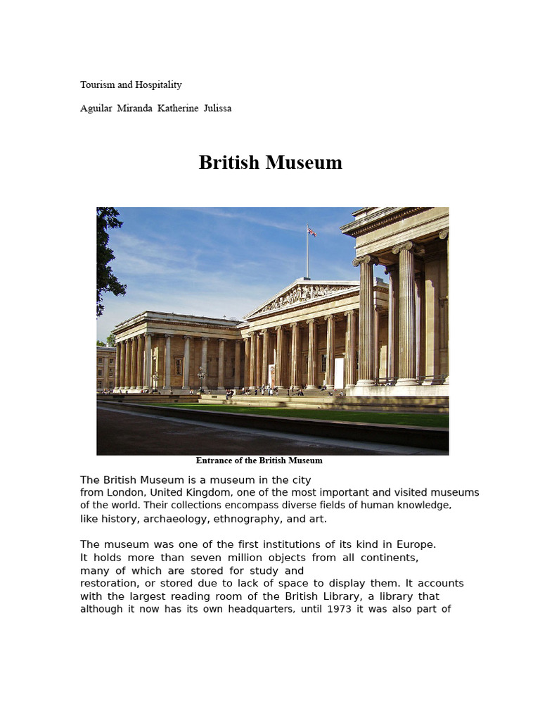 British Museum | PDF | British Museum | Museum