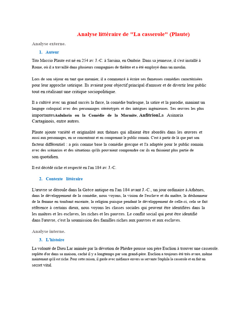 Analyse de 