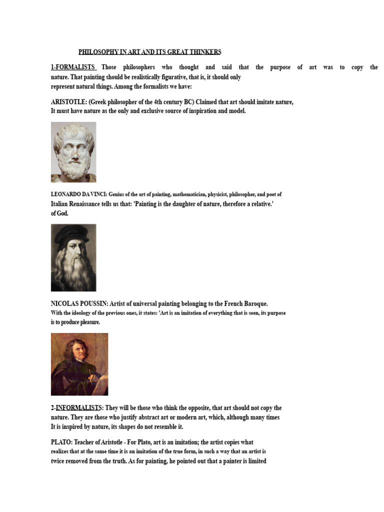 Philosophy In Art Pdf