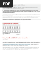 The Infinite Dial 2012: Navigating Digital Platforms: Video, Social Boost US Mobile Content Consumption