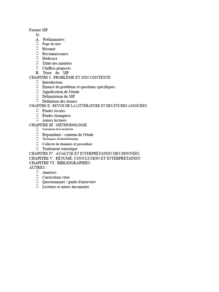 Guide complet sur le format SIP | PDF