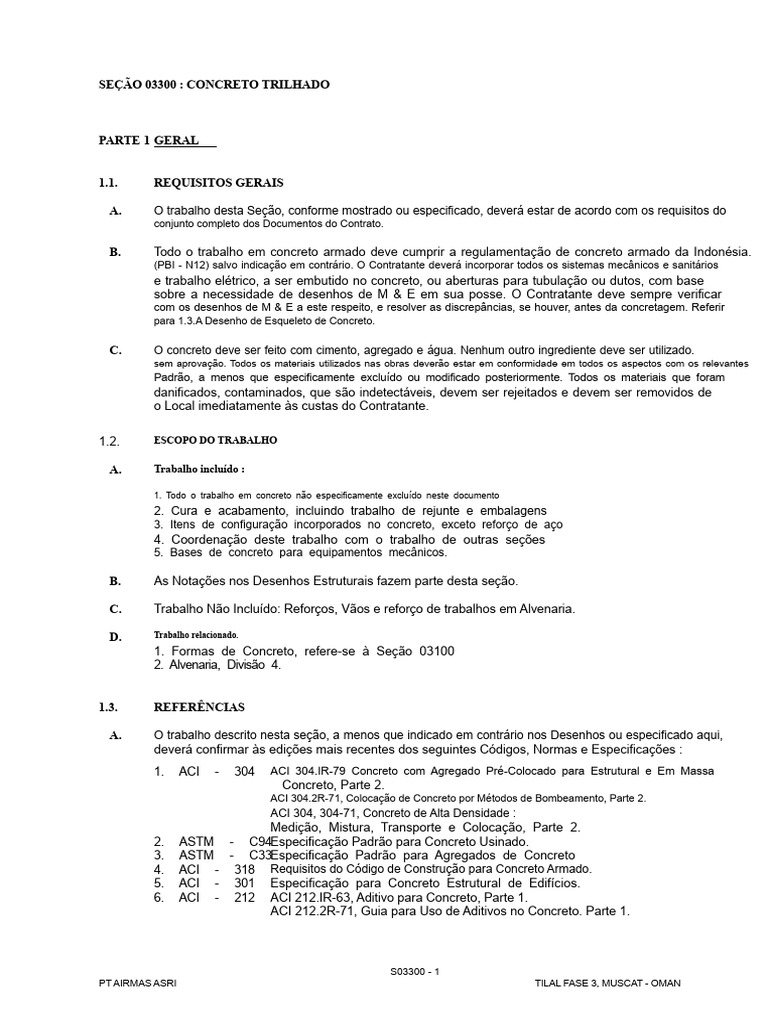 Concreto Moldado in Loco | PDF | Concreto | Cimento